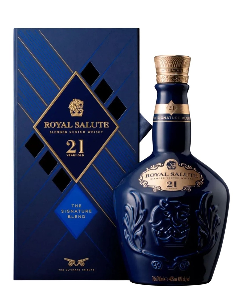 ROYAL SALUTE 21 AÑOS SIGNATURE BLEND 700ML