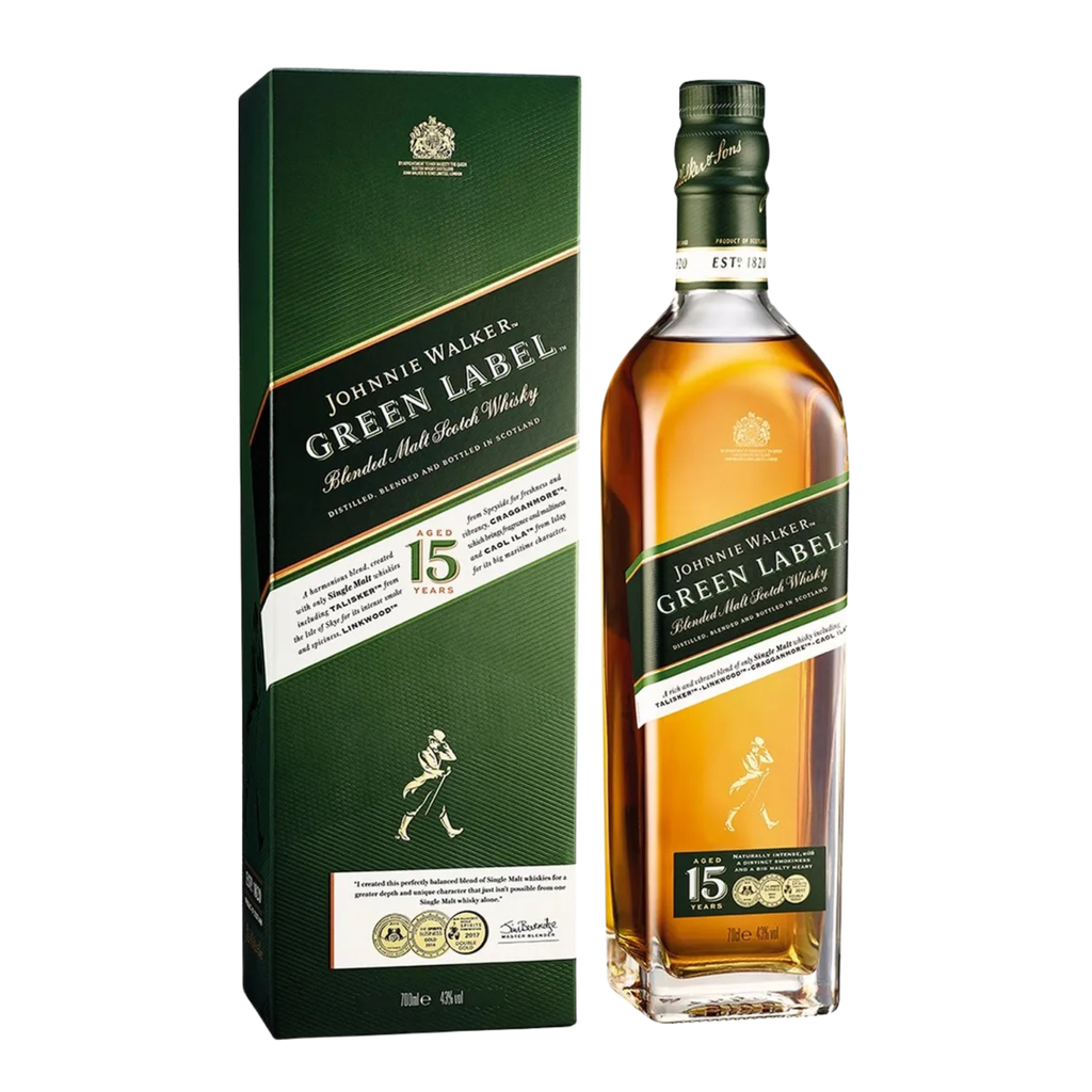 WHISKY JOHNNIE WALKER GREEN LABEL 750ML