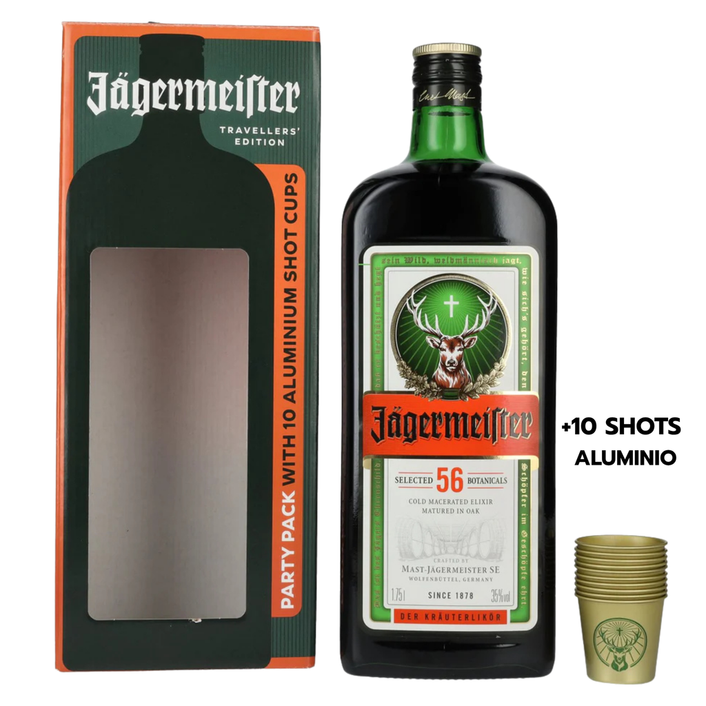 JAGERMEISTER 1,75 LTS + 10 SHOT ALUMINIO