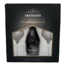 [93240] ESTUCHE CHAMP TRIVENTO CON 2 COPAS