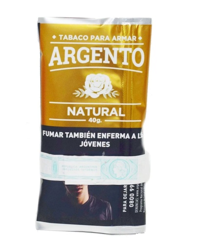  TABACO ARGENTO NATURAL X40G 