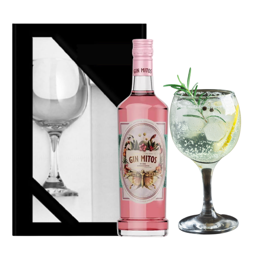 ESTUCHE GIN MITOS PINK + COPÓN 
