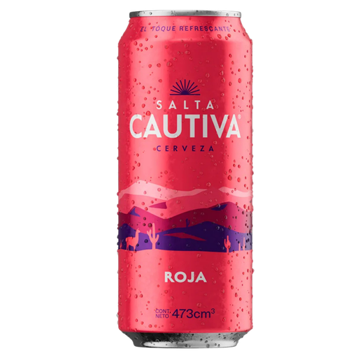 SALTA CAUTIVA ROJA LATA 473CC