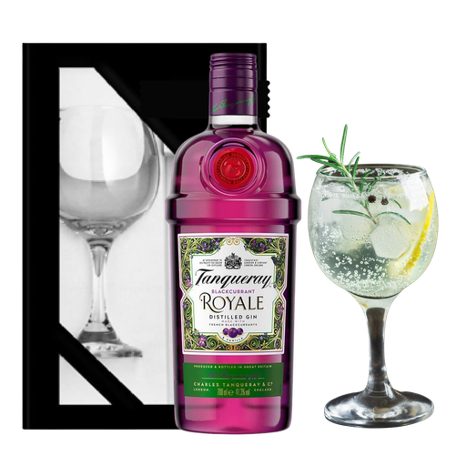 ESTUCHE TANQUERAY ROYALE + COPA